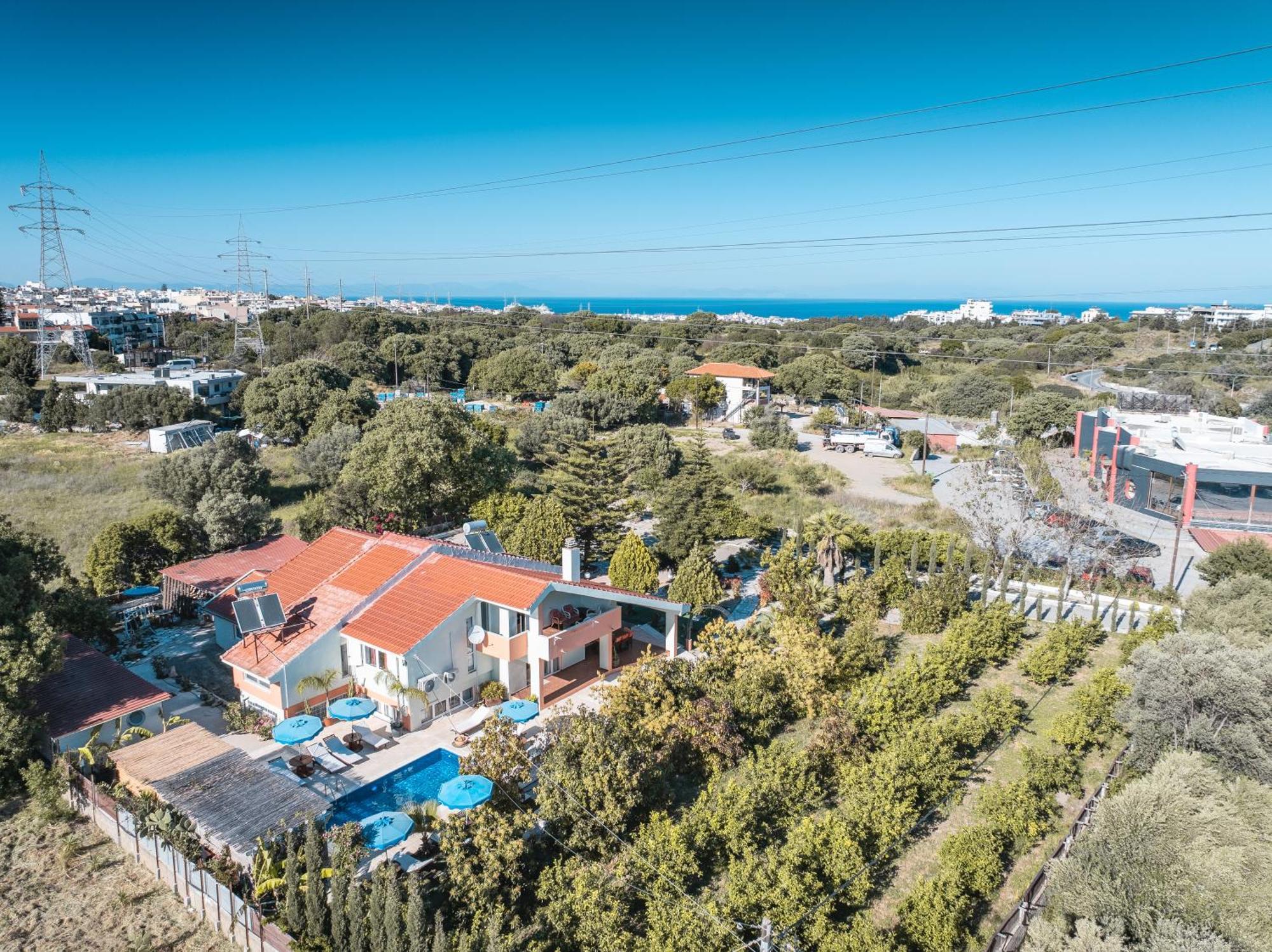 Artzy Villa Rhodes City Ngoại thất bức ảnh