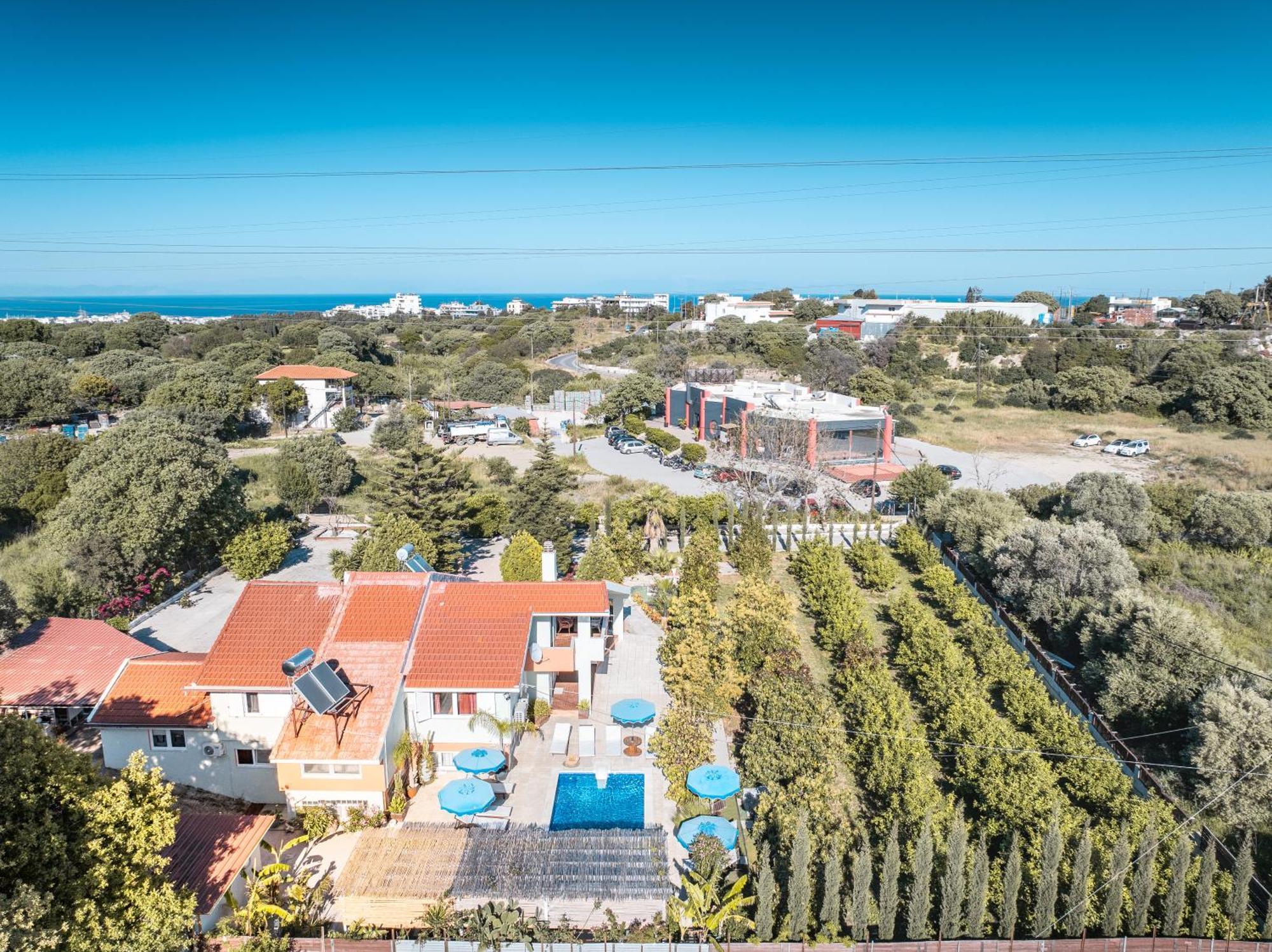 Artzy Villa Rhodes City Ngoại thất bức ảnh