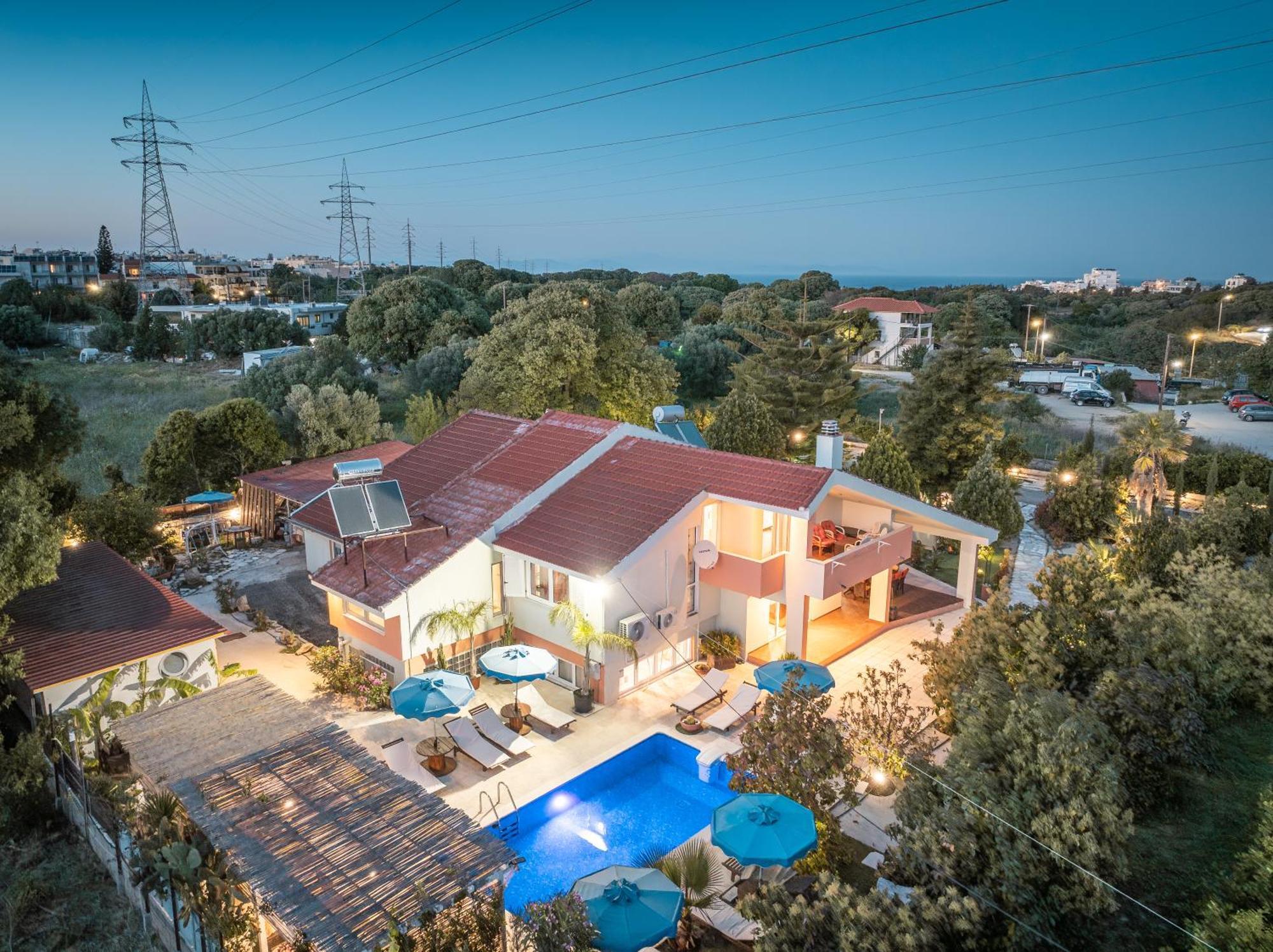 Artzy Villa Rhodes City Ngoại thất bức ảnh